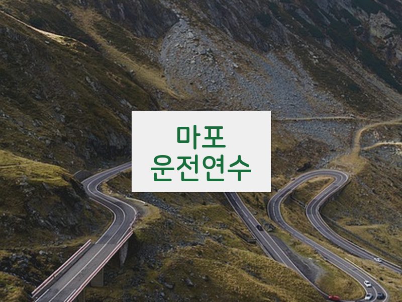 마포운전연수 후기