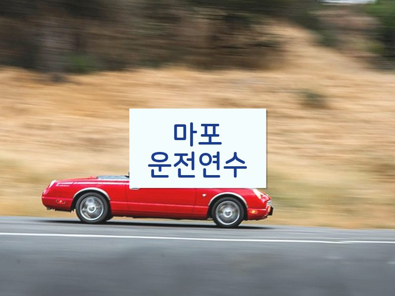 마포운전연수 후기