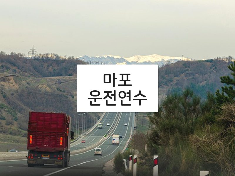 마포운전연수 후기