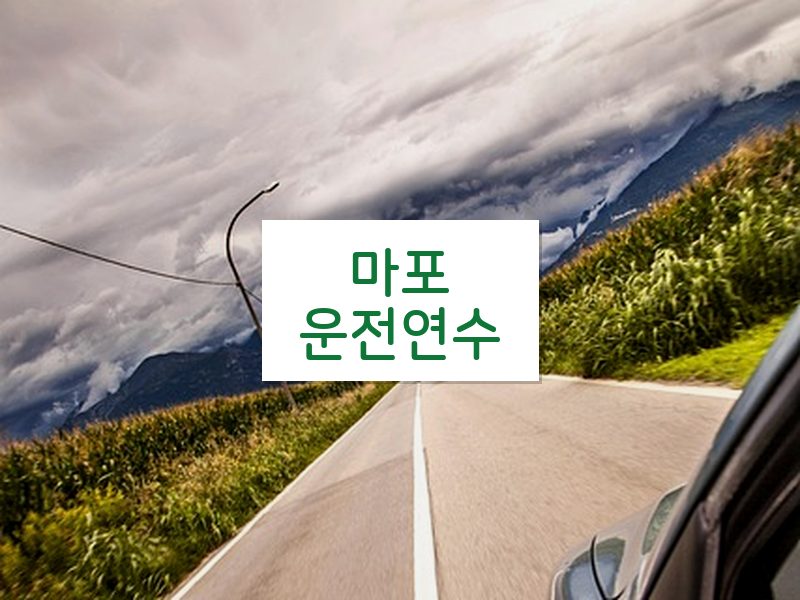 마포운전연수 후기