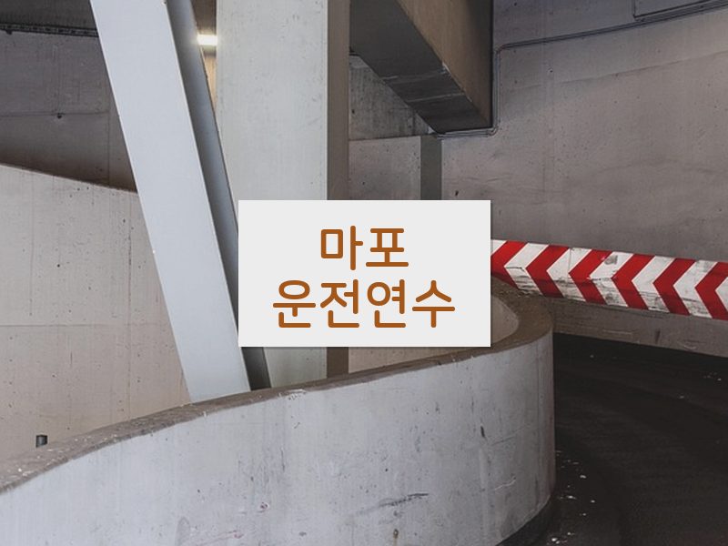 마포운전연수 후기