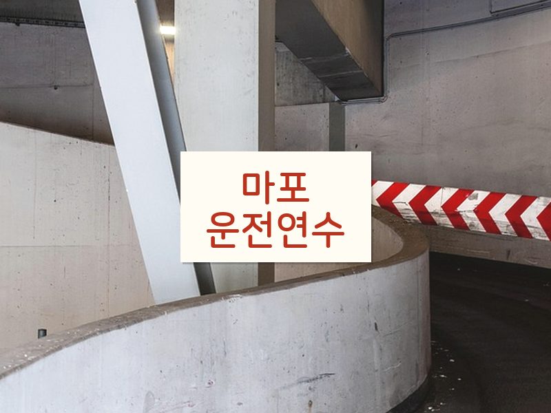 마포운전연수 후기