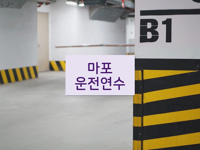 마포운전연수 후기