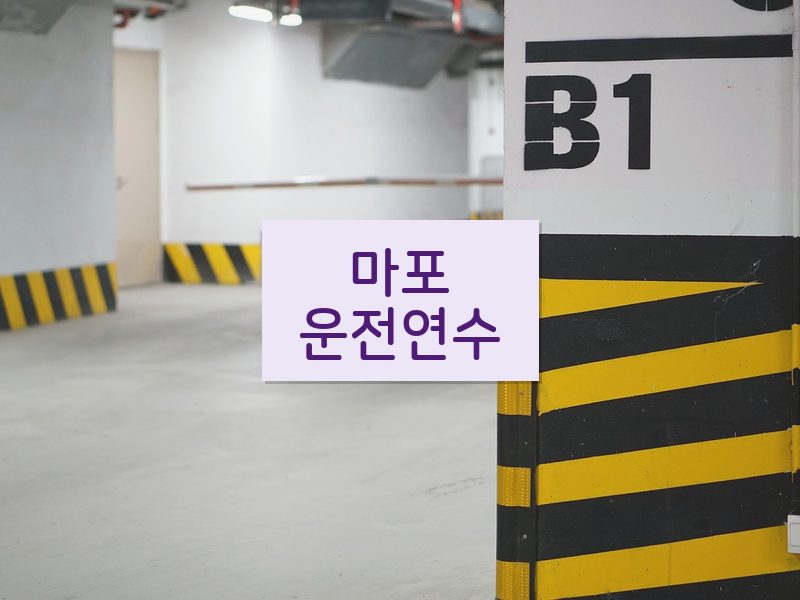 마포운전연수 후기