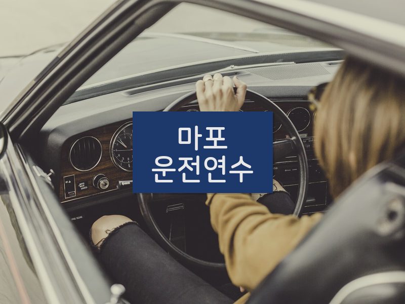 마포운전연수 후기