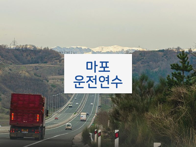 마포운전연수 후기