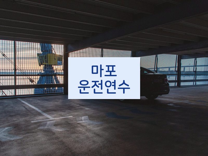 마포운전연수 후기