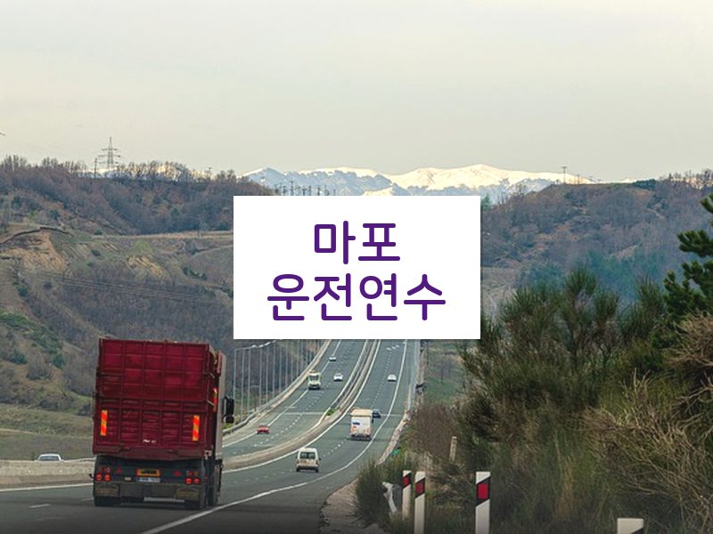 마포운전연수 후기
