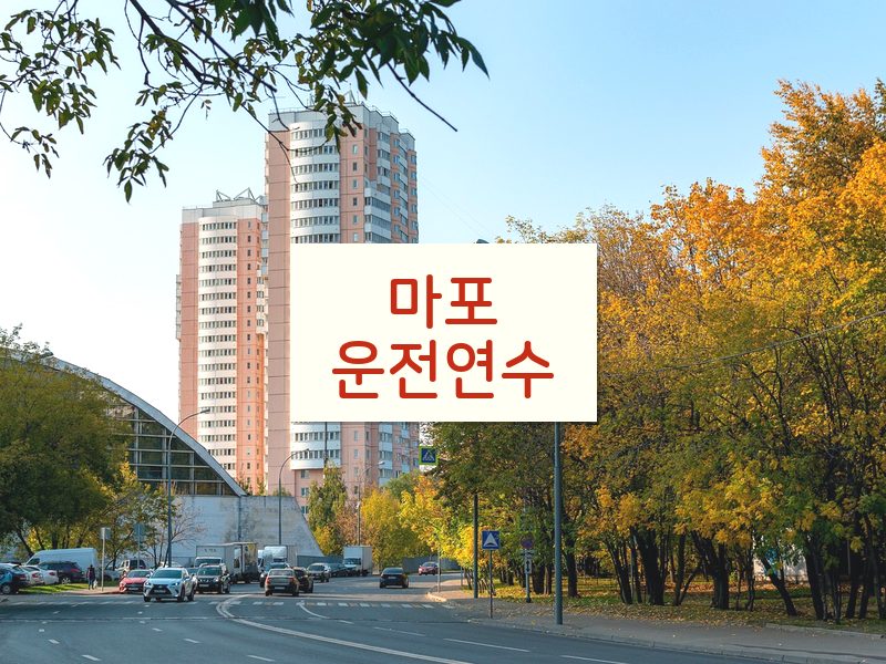 마포운전연수 후기