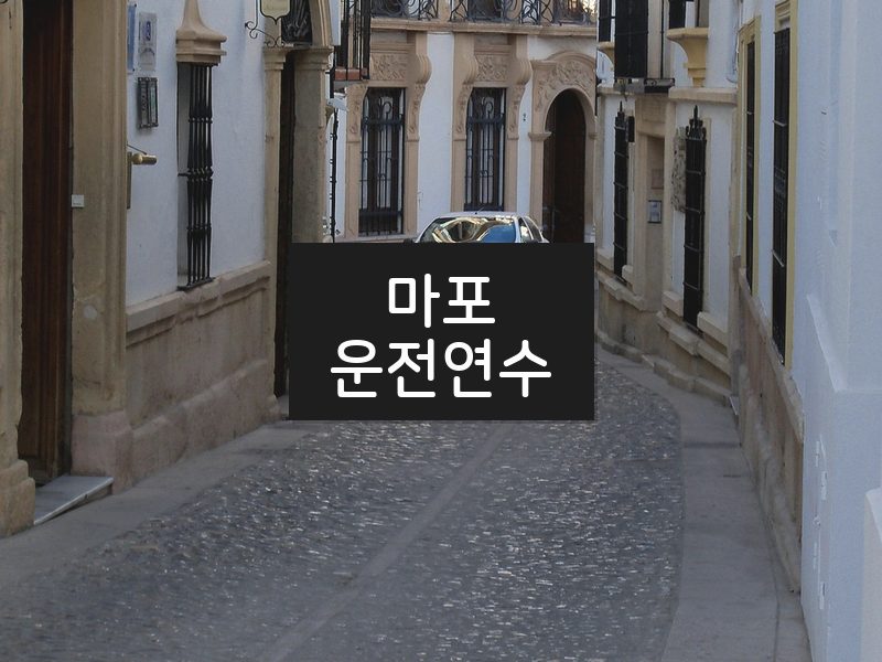 마포운전연수 후기