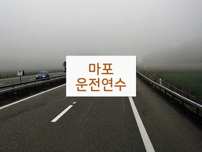 마포운전연수 후기
