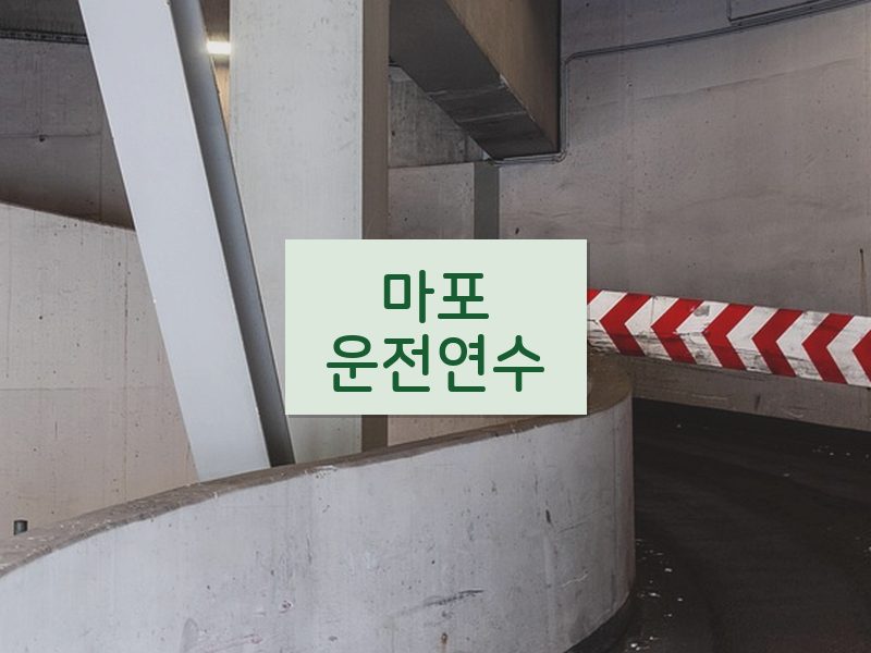 마포운전연수 후기