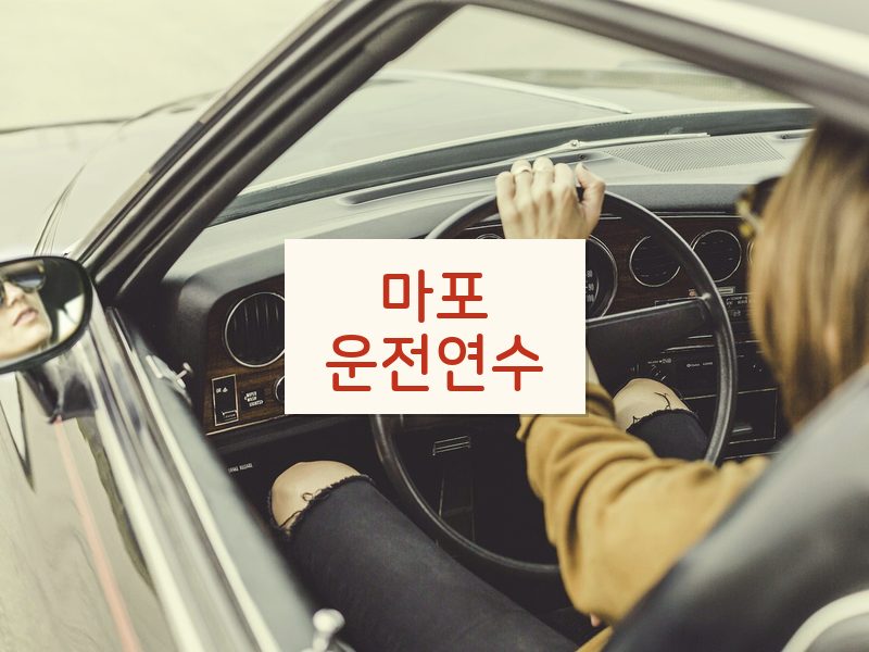마포운전연수 후기
