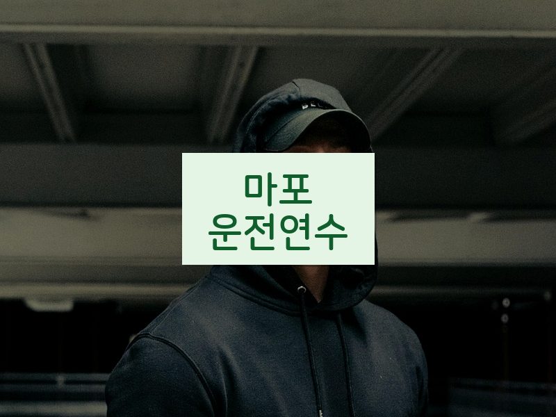 마포운전연수 후기