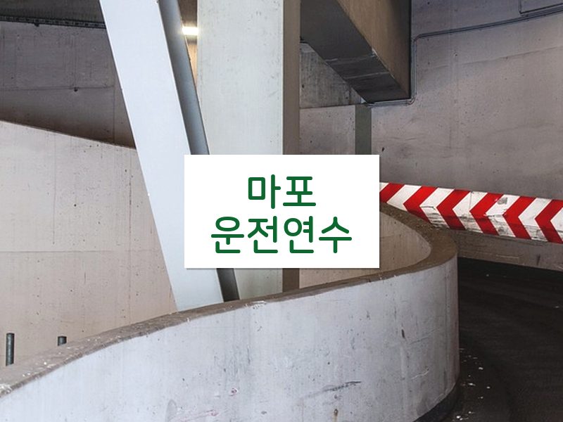 마포운전연수 후기