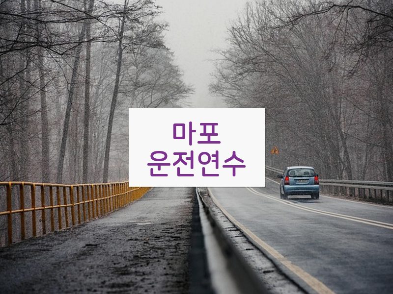 마포운전연수 후기