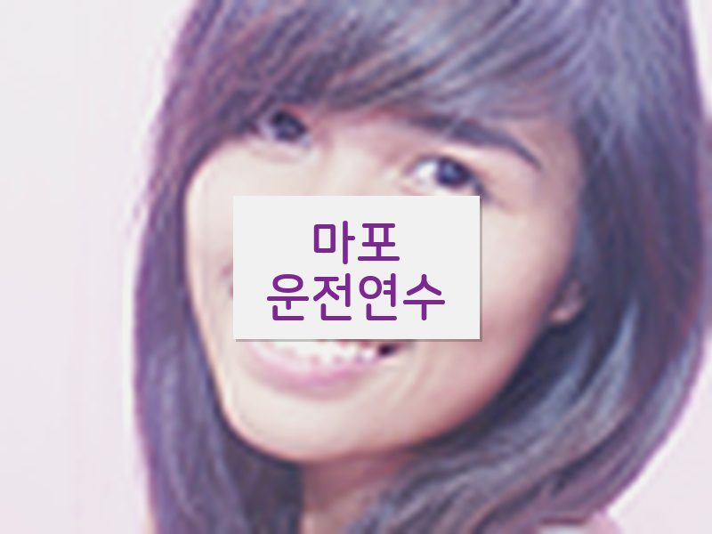 마포운전연수 후기