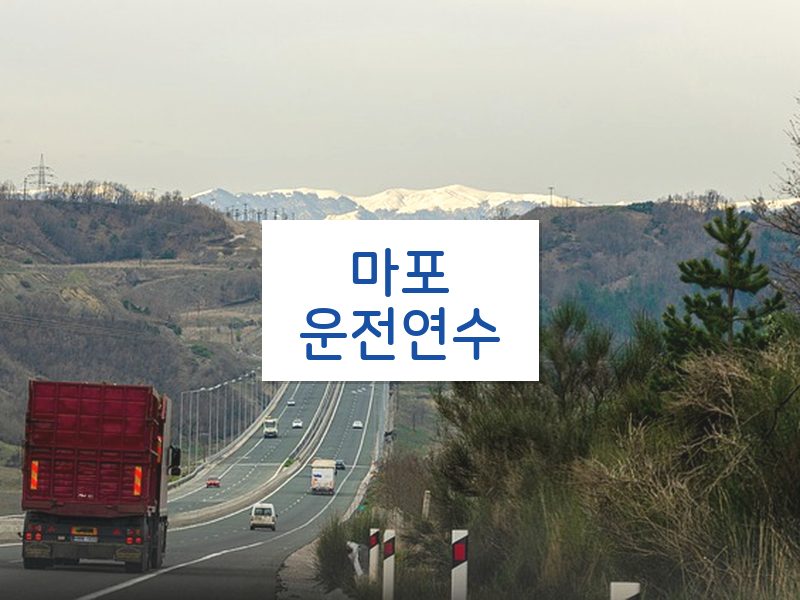 마포운전연수 후기