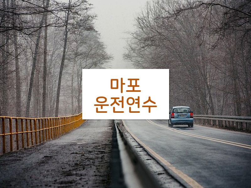 마포운전연수 후기