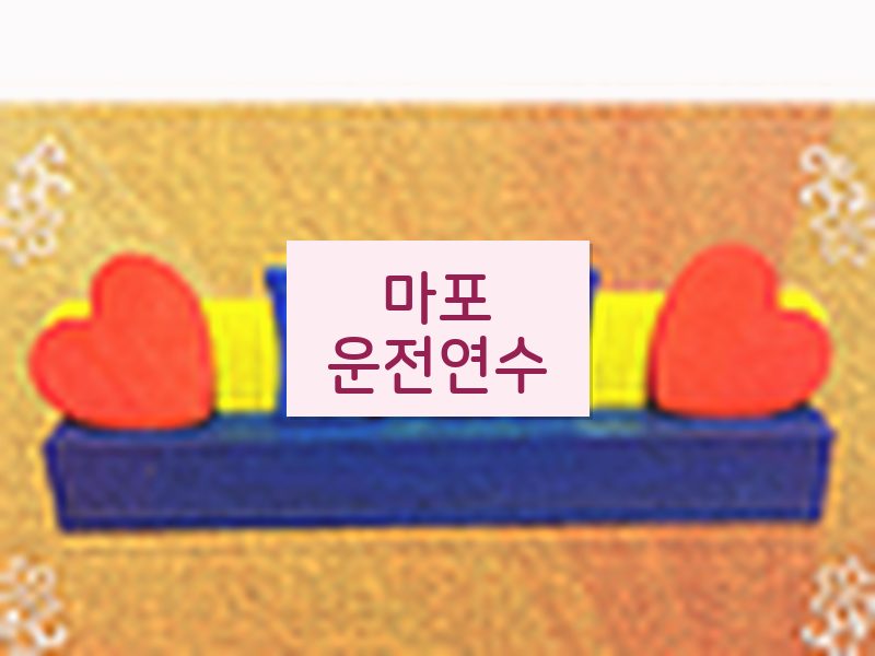 마포운전연수 후기