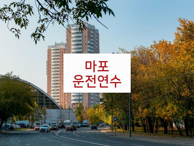 마포운전연수 후기
