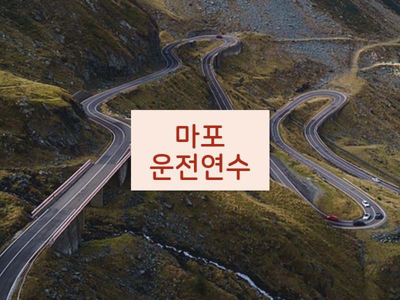 마포운전연수 후기