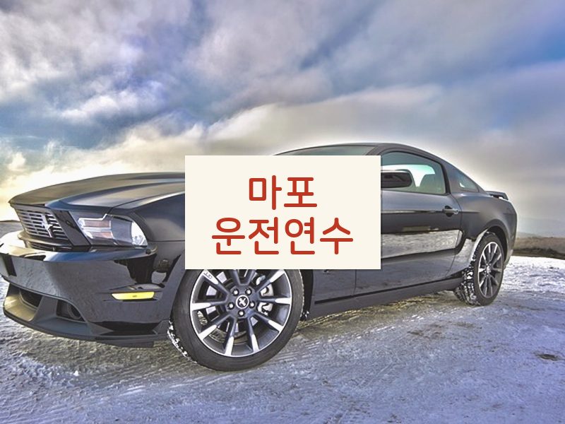 마포운전연수 후기