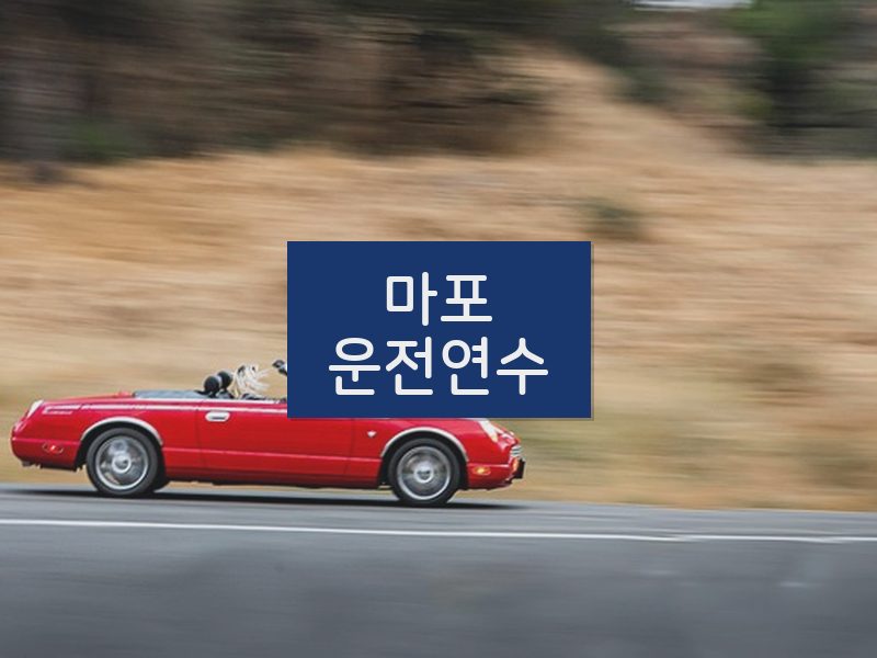마포운전연수 후기