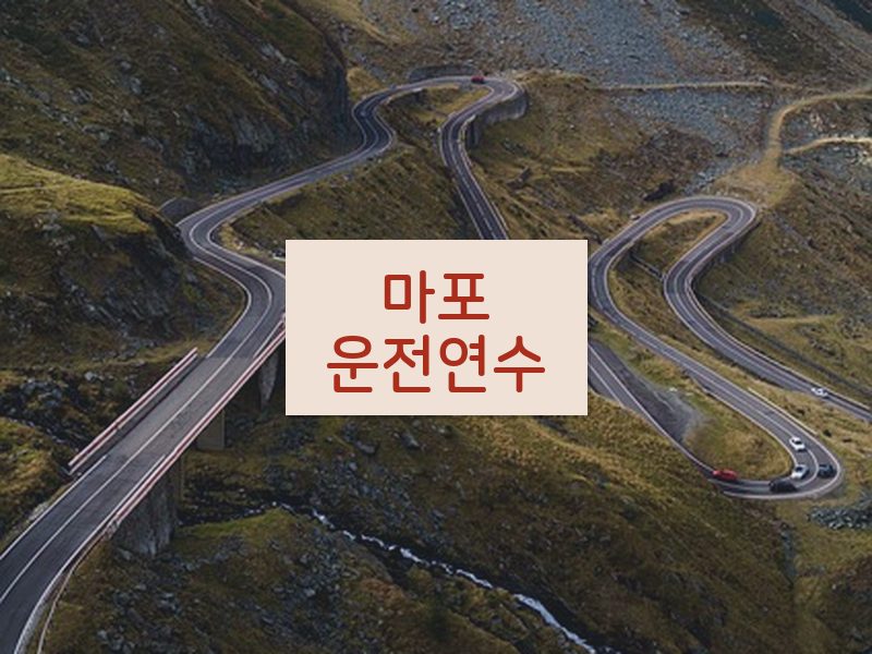 마포운전연수 후기
