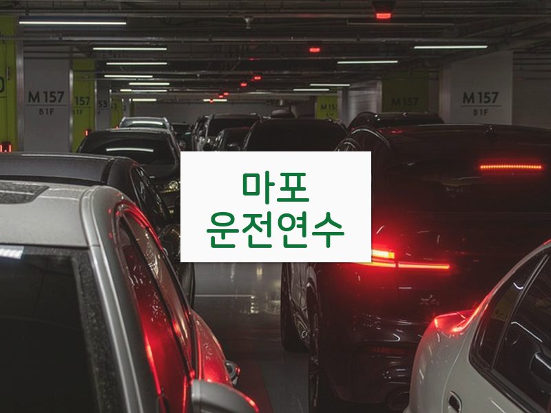 마포운전연수 후기