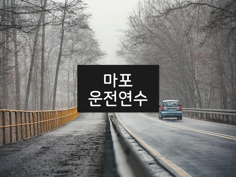 마포운전연수 후기