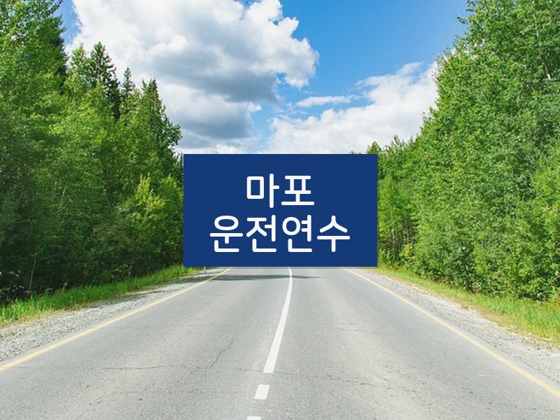 마포운전연수 후기