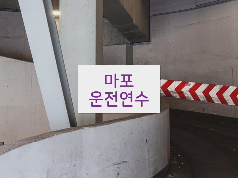 마포운전연수 후기