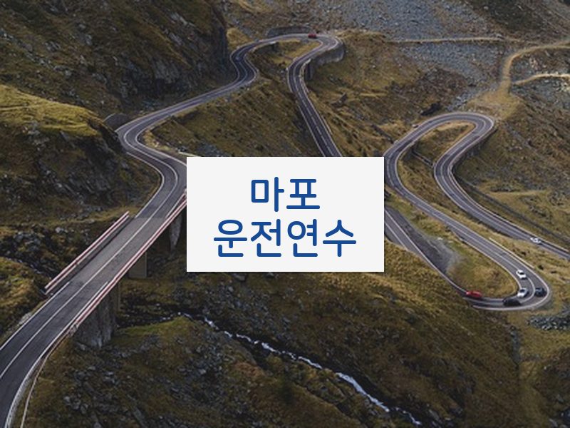 마포운전연수 후기