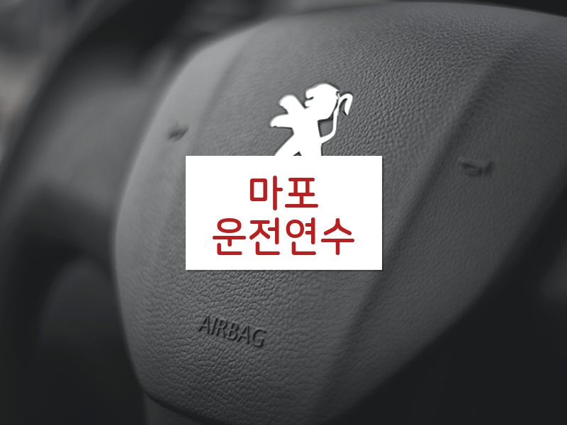 마포운전연수 후기