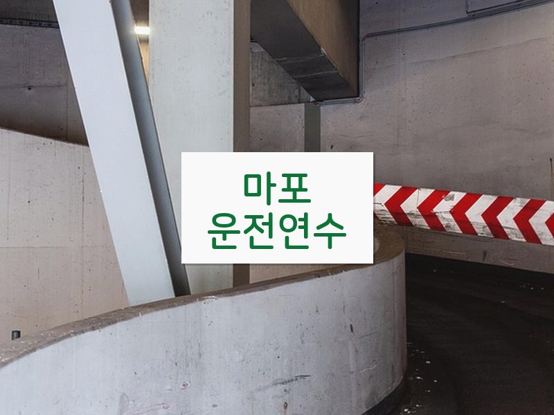 마포운전연수 후기