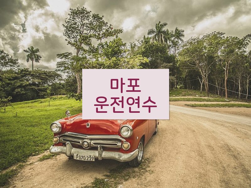 마포운전연수 후기