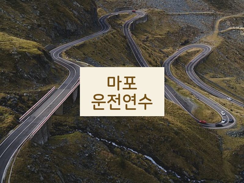 마포운전연수 후기