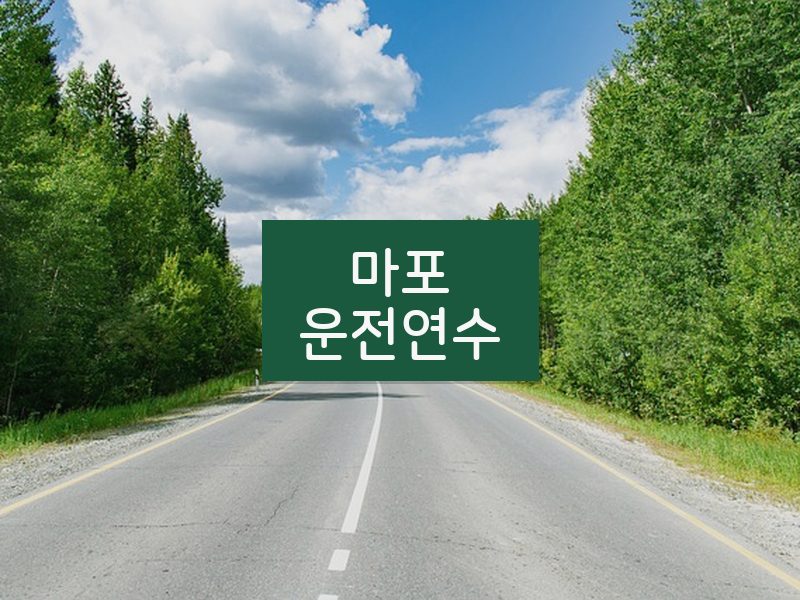 마포운전연수 후기