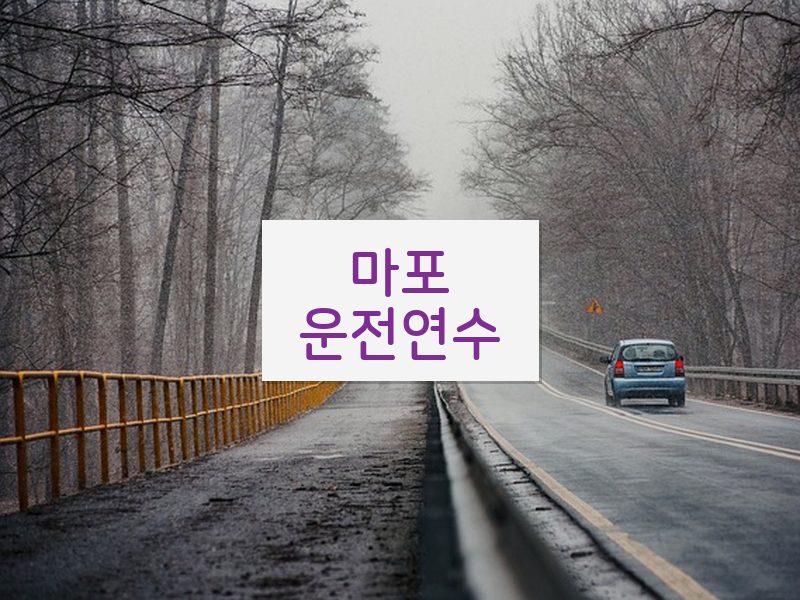 마포운전연수 후기