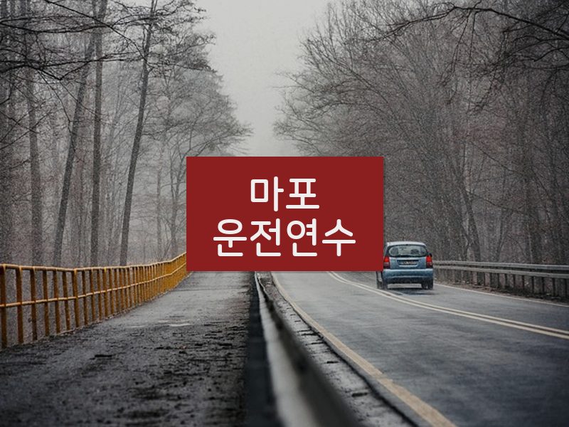 마포운전연수 후기