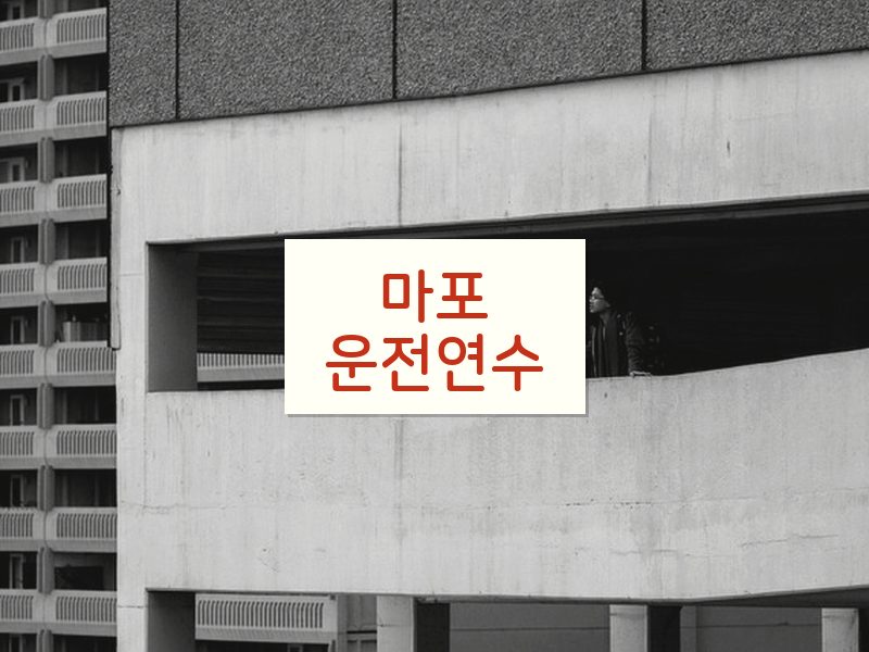 마포운전연수 후기