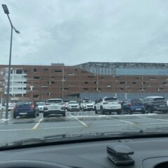 월드컵경기장 주차장에서 연습